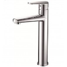 Single-handle vessel sink faucet