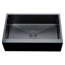 Single metal sink for kitchen